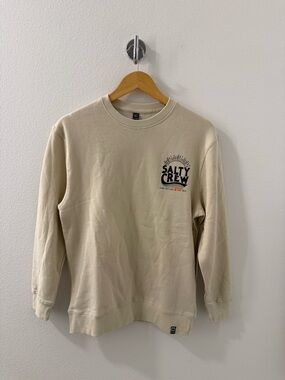 Salty Crew Natural Wave Crewneck Sweatshirt - Natural